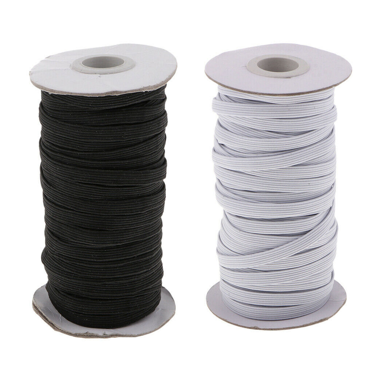 PATIKIL Fasce Elastiche Piatte 3mm X 45m | Cordino Elastico In Poliestere E Gomma Per Cucito E Fai Da Te | Colore Blu Cielo
