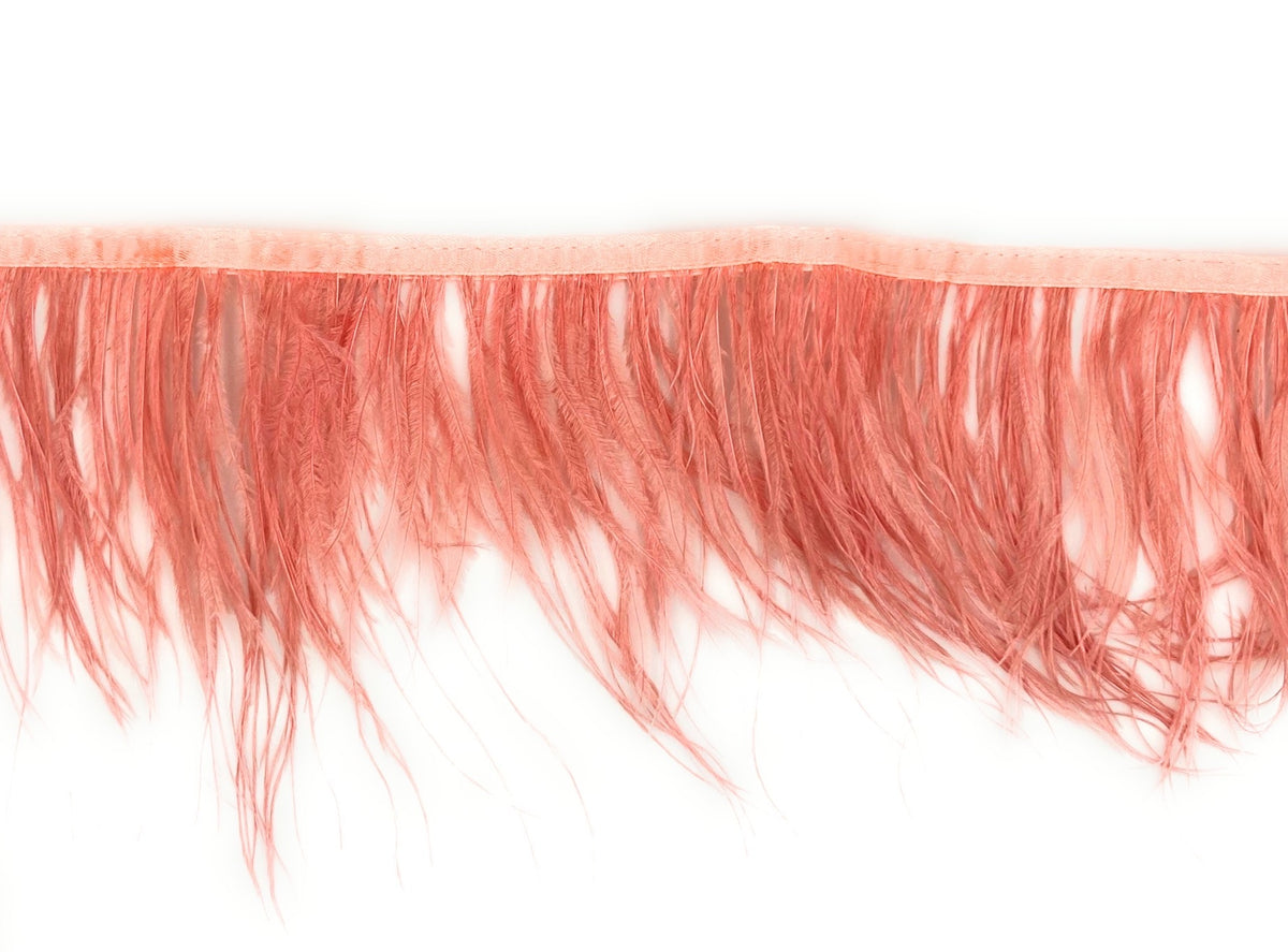 Frangia Di Piume Di Struzzo Rossa 2.75m - Per Costumi, Decorazioni E Artigianato, Larghezza 10-15cm - Foto 7